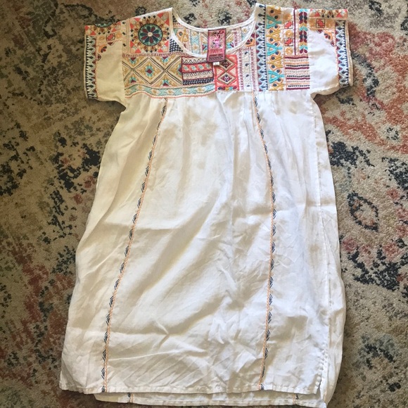 Johnny Was Dresses & Skirts - Rare Johnny Was white linen dress